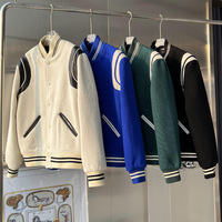 Veste de baseball vintage classique 2025, veste en laine, veste unisexe, marque de mode, veste décontractée pour couple