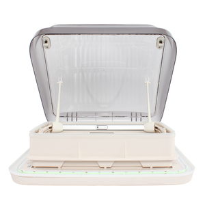 Ventana de Techo para RV CAPEXRV de 400*400mm con Luz LED Azul y Doble Acristalamiento, Claraboya Superior para Barcos, Yates y Caravanas - Product Image 2