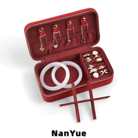 Boîtes à bijoux en velours personnalisées avec logo, double fermeture éclair, organisateur de bijoux portable, plateau à bagues amovible, étui d'emballage pour bijoux