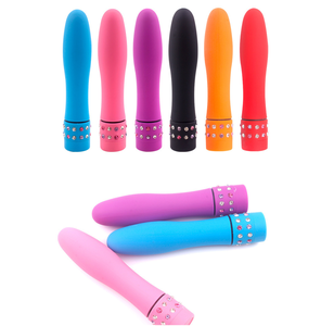 Weiblicher Multi Speed Vib rating Mini Love Taschen-Mini <span class=keywords><strong>vibrator</strong></span> mit Diamant dekoration - Product Image 2