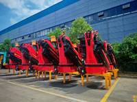 CLW Hydraulic 2 ton - 43 Ton Crane Boom Artikulasi yang Dipasang di Truk untuk Beban Hidrolik Tinggi