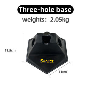 축구 훈련 장비 민첩성 슬라롬 폴 세트 축구 민첩성 훈련 폴 플라스틱 코칭 스틱 - Product Image 6