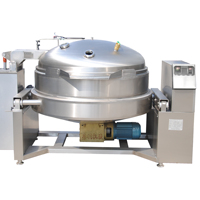 Industriële Candy Jam Vacuüm Jacketed Ketel Kookpot