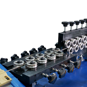 Automatic Alloy Wire <b>Bending</b> <b>Machine</b> with Engine and PLC for Flat Round Square Hexagonal Wire-Cut to Length - Product Image 6