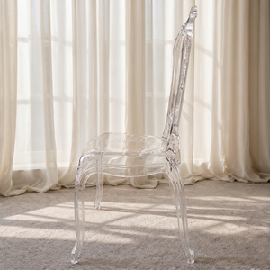 <span class=keywords><strong>Chaise</strong></span> de banquet empilable en acrylique transparent, <span class=keywords><strong>chaise</strong></span> de salle à manger vintage en résine cristalline pour mariage, fête, événement - Product Image 6