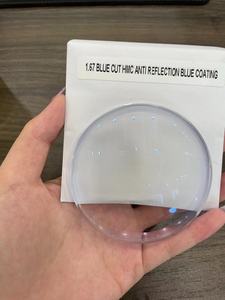 Lentilles optiques personnalisées à livraison rapide 1.67 avec traitement anti-reflet, protection lumière bleue et revêtement spécial HMC Emi - Product Image 2