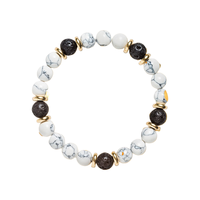 Bracelet de mode en œil de tigre, améthyste, turquoise africaine, obsidienne, vente en gros, fournitures Temu Xiyin, bijoux en cristal