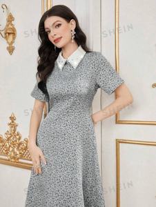 Tissus jacquard personnalisés pour la confection de pulls jacquard floraux pour femmes - Product Image 3