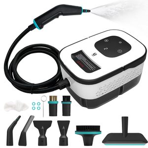 Ensemble de nettoyeur vapeur haute pression portable 2500W pour la maison et la voiture, nettoyage électrique à la vapeur - Product Image 1