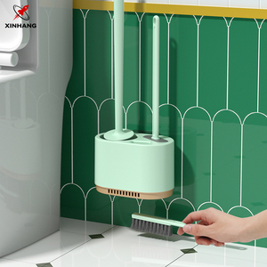Xinhang scopino da bagno <span class=keywords><strong>autopulente</strong></span> a parete per uso domestico scopino e supporto per la pulizia del bagno a manico lungo - Product Image 3