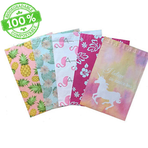 <span class=keywords><strong>de</strong></span> color naranja verde azul 6x9 10x13 mucho estrellas y rayas Floral sobre <span class=keywords><strong>de</strong></span> correo poly Mailer bolsa <span class=keywords><strong>de</strong></span> polietileno - Product Image 2