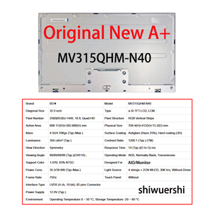 จอ LCD แท้ใหม่เกรด A+ ขนาด 32 นิ้ว รุ่น MV315QHM NF2 NX0 N41 N51 N60 NF1 N50 N40 NF0 N61 <span class=keywords><strong>NFO</strong></span> N30 สำหรับเปลี่ยนจอ AIO - Product Image 3