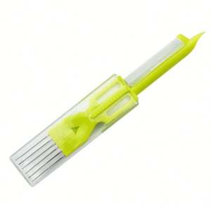 USSE Green Stainless Steel Shallot <b>Chopper</b> Fruit Peeler <b>Vegetable</b> Slicer - Product Image 1