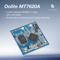 Módulo WiFi Openwrt de Alto Rendimiento, Placa de Router Integrada con CPU MT7620A, 2.4GHz, 300Mbps Inalámbrico, Memoria DDR2