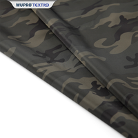 Venta al por mayor muestra gratis 300T Tigre raya camuflaje telas spandex exterior abajo chaqueta Softshell tela poliéster pongee tela