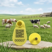 Etiquetas de Identificación Digital para Ganado, Resistentes al Agua, con Código QR, para Cerdos y Vacas, para la Prevención de Epidemias en Granjas