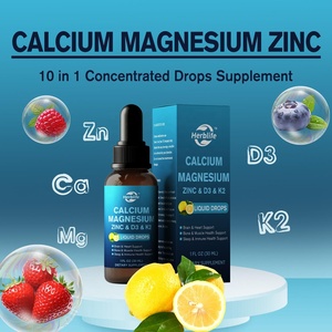 Complément alimentaire liquide OEM ODM très vendu pour la santé des os et du cœur, enrichi en Calcium, Magnésium, Zinc, Vitamines C, D3, K2 - Product Image 2