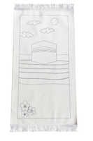 Tapis de prière à colorier pour enfants Tapis de prière rectangulaire floral classique pour enfants en stock 50*90cm