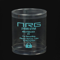 Boîte cylindrique transparente pour emballage d'éponges de maquillage, contenants cylindriques en plastique, emballage en tube rond pour produits de maquillage