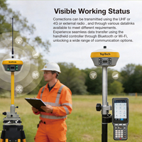 Équipement GPS RTK haute précision TK-800, base et rover GNSS RTK Toptech, base super robuste avec 5W de puissance élevée, 1408 canaux, IP68