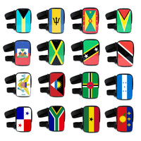 Martinique drapeau impression sac de sport de plein air carnaval sac de cuisse sacs de jambe pour les femmes avec Logo personnalisé