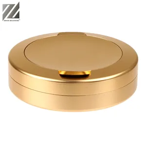 Customized Design CNC Machining Micro Machining Aluminium Alloy Snus Can Boxes Portable Coloured Smoking Accessories Parts