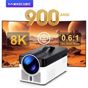 Proyector de Tiro Ultra Corto 600 ANSI 1080P <span class=keywords><strong>para</strong></span> HY450 Android 14 con Enfoque Electrónico, WiFi 6, BT5.4, Altavoz de 12W, Portátil - Product Image 1