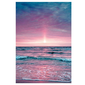 Vendita all'Ingrosso: Quadro Diamantato 5D Fai-da-Te, Decorazione Casa Personalizzata, Paesaggio con Tramonto sul <span class=keywords><strong>Mare</strong></span> - Product Image 1