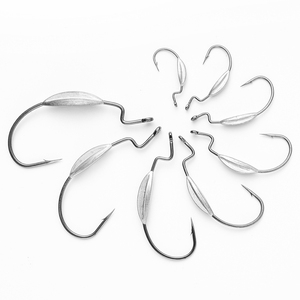 Oem Wogen Loden <span class=keywords><strong>Jig</strong></span> <span class=keywords><strong>Head</strong></span> Haak Onkruidloze Snoekbaars Vissen Rig Met Offset Lokken Enkele Of Dubbele Haak Voor Kabeljauwsoorten - Product Image 3