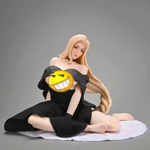 Figura de Acción de <span class=keywords><strong>Anime</strong></span> Kawaii, Juguete de Resina de <span class=keywords><strong>Anime</strong></span>, Decoración de Coche de PVC Japonés de 6 cm con Movimiento de Pecho - Product Image 2