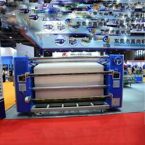 Calandra de transfert thermique automatique pour sublimation de couvertures en flanelle vierges, 190 cm de large, avec cylindre chauffant à tambour à huile - Product Image 4