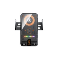 F18 15W Support de téléphone portable pour voiture Aspiration magnétique spécifique Navigation sous vide Support multifonctionnel Modèle de support sous vide