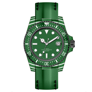 Reloj Deportivo de Lujo NINOS de Fibra de Carbono para Hombre, Cristal de Zafiro, Resistente al Agua 100FT, Reloj de Pulsera Automático de Negocios - Product Image 3