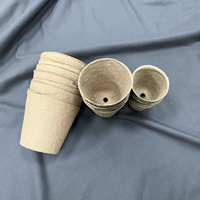 Taza de siembra de papel biodegradable, plantas de jardín, macetas de papel para vivero, taza de turba para plántulas, venta al por mayor, ecológica