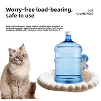 Hamac pour chat en peluche rayé, pliable et épaissi, avec ventouses robustes pour balcon et fenêtre - Lit pour chat corpulent toutes saisons