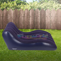 Canapé Gonflable Portable avec Position Profonde – Fauteuil ou Lit d'Appoint en PVC