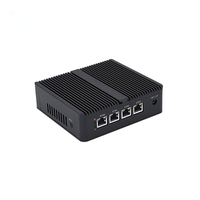Routeur sans ventilateur OEM 4 ports LAN I221 N2840 avec 4 Go 32 Go Mikrotik Pfsense X86 Pare-feu robuste Mini PC