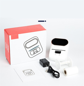 Autocollant <span class=keywords><strong>de</strong></span> boîte à <span class=keywords><strong>bijoux</strong></span>, étiquette <span class=keywords><strong>de</strong></span> prix <span class=keywords><strong>de</strong></span> boulangerie, thé au <span class=keywords><strong>lait</strong></span>, tasse, autocollant, petite Mini imprimante Portable thermique à dents bleues - Product Image 1