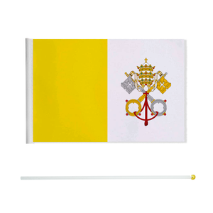 Productos óptimos <span class=keywords><strong>Bandera</strong></span> nacional <span class=keywords><strong>del</strong></span> <span class=keywords><strong>Vaticano</strong></span> 60*90cm Banderas ondeantes <span class=keywords><strong>de</strong></span> mano <span class=keywords><strong>del</strong></span> <span class=keywords><strong>Vaticano</strong></span> - Product Image 3