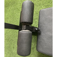 Banc de musculation multifonction Nordic Curl pour fitness, noir, pour entraînement des fessiers, des ischio-jambiers et des hanches, chaise romaine de musculation