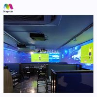 Table à manger avec expérience immersive, projecteur interactif pour sol/mur, projection immersive de la mer, projection de cartographie immersive en salle