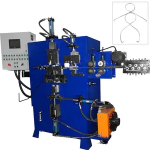 Machine hydraulique automatique de fabrication d'anneau rond torsadé en métal 3D machine de formage de fil (personnalisée)