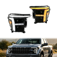 Ford F150 Raptor 2021 bis 2023 Upgrade LED-Scheinwerfer mit Tagfahrlicht Plug-and-Play Frontlicht Auto-Zubehör Scheinwerfer