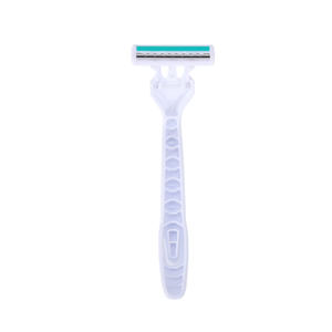 Factory Supply Wholesale Price Women Disposable Safety <b>Razor</b> with Stainless Steel Blades and Upgrade Lubricant - Product Image 1
