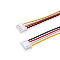 Kabel Terminal Satu Kepala XH2.54mm Murah Berkualitas Tinggi 2/3/4/5/6/7/8/9/10/11/12P Kabel Penghubung Elektronik Berwarna 10/20/30CM 26AWG