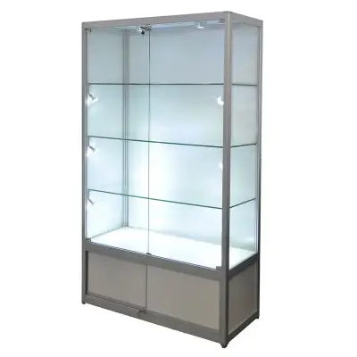 Guangzhou Yujin Shelf Delicate Cosmetic Display Showcase /Glass Lockable Beauty Products Display Cabinets