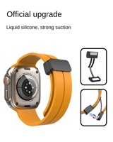 Bracelets de montre de Styles officiels d'aspiration magnétique en gros d'usine pour Apple Watch Ultra 38mm 40mm 42mm 49mm 46mm 11 10 9 8 7 6 5 SE
