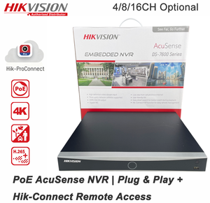 <span class=keywords><strong>Hikvision</strong></span> 4/8/16CH PoE AcuSense NVR série DS-7600 <span class=keywords><strong>Enregistreur</strong></span> vidéo réseau 4K Plug & Play avec visualisation à distance Hik-Connect - Product Image 1