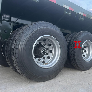 Fabricant chinois, vente directe d'usine, <span class=keywords><strong>semi</strong></span>-<span class=keywords><strong>remorque</strong></span> à plateau à 3/4 essieux avec garde-corps avant - Product Image 3