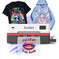Sunika 13 inci Printer DTF Epson F1080 XP600 kondisi baru tinta pigmen dengan 1 tahun cetakan garansi A5 A2 A1 A4